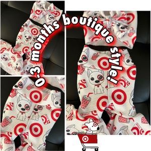 0-3 months, baby boutique style bellbottoms with headwrap🛒❤️💳